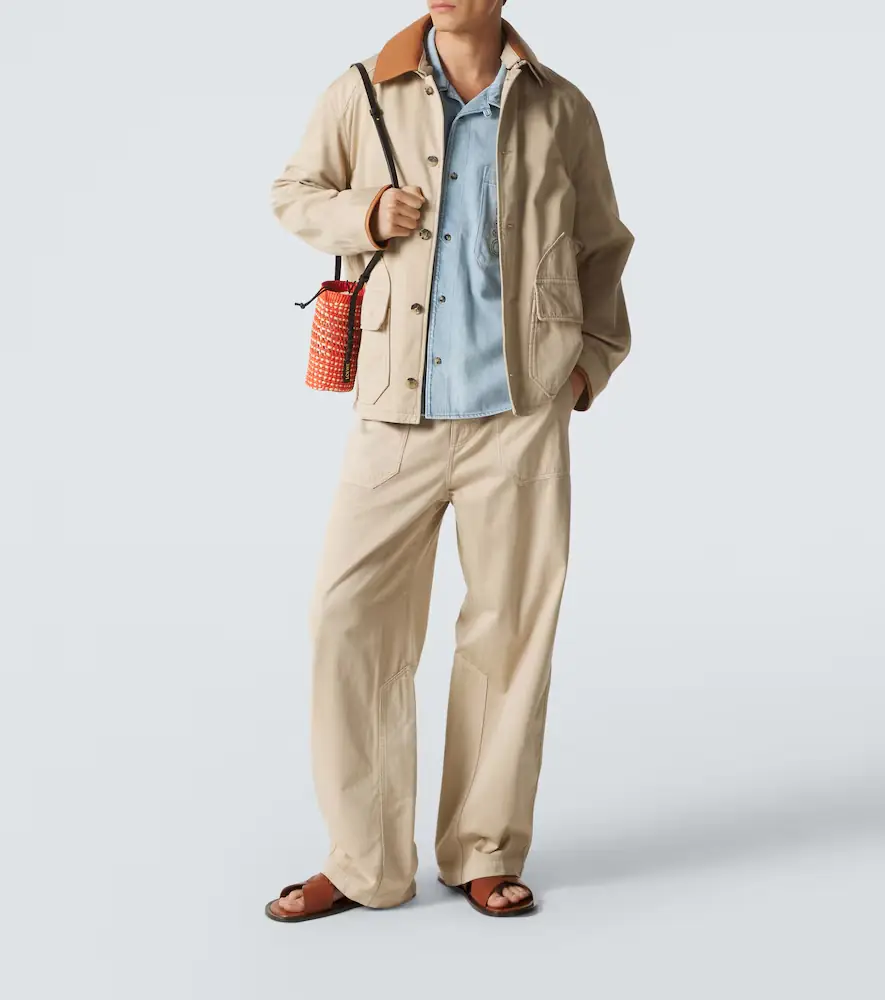 Loewe Paula's Ibiza cotton canvas straight pants | Thumbnail 3