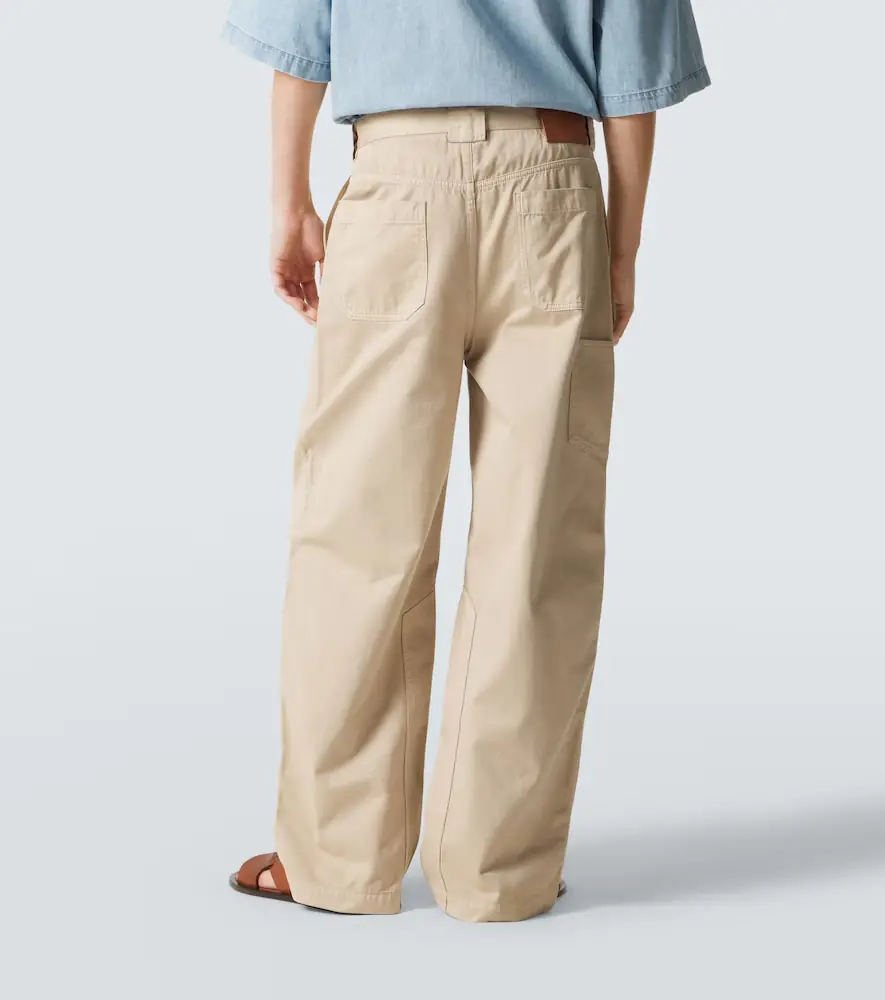 Loewe Paula's Ibiza cotton canvas straight pants | Thumbnail 5