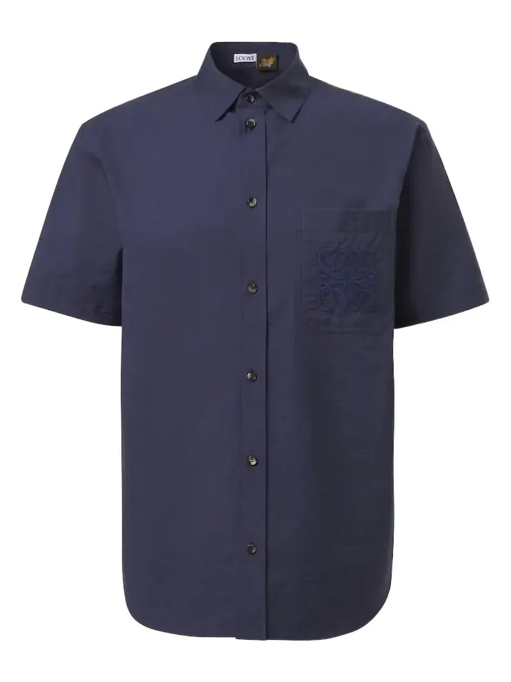 Paula's Ibiza Anagram cotton-blend shirt