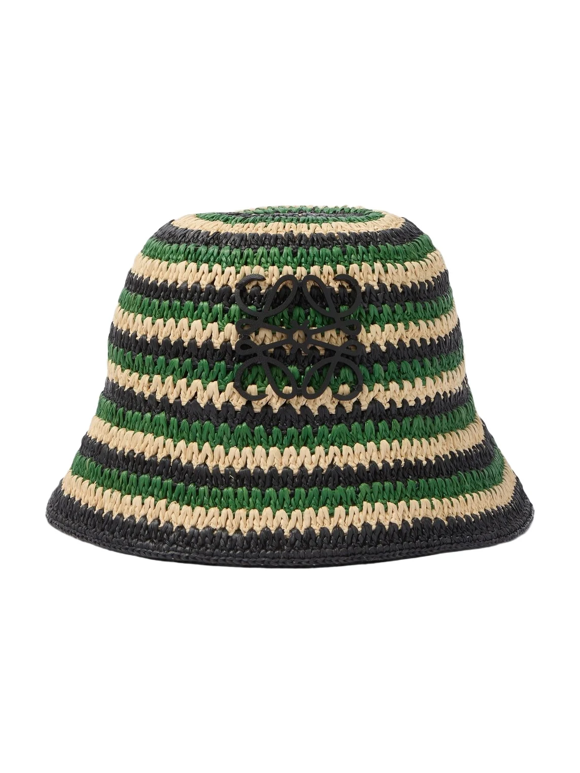 Loewe Paula's Ibiza striped raffia bucket hat