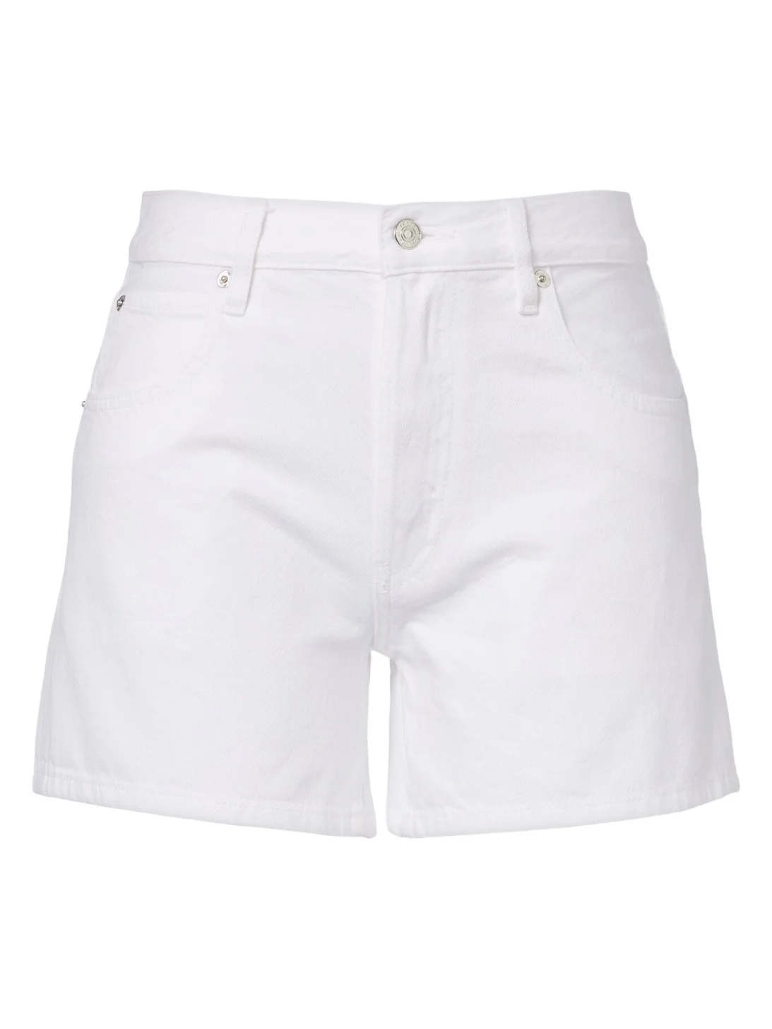 Frame The Long Hang denim shorts