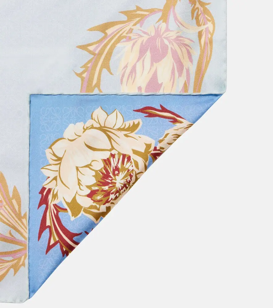 Loewe Printed silk twill scarf | Thumbnail 2