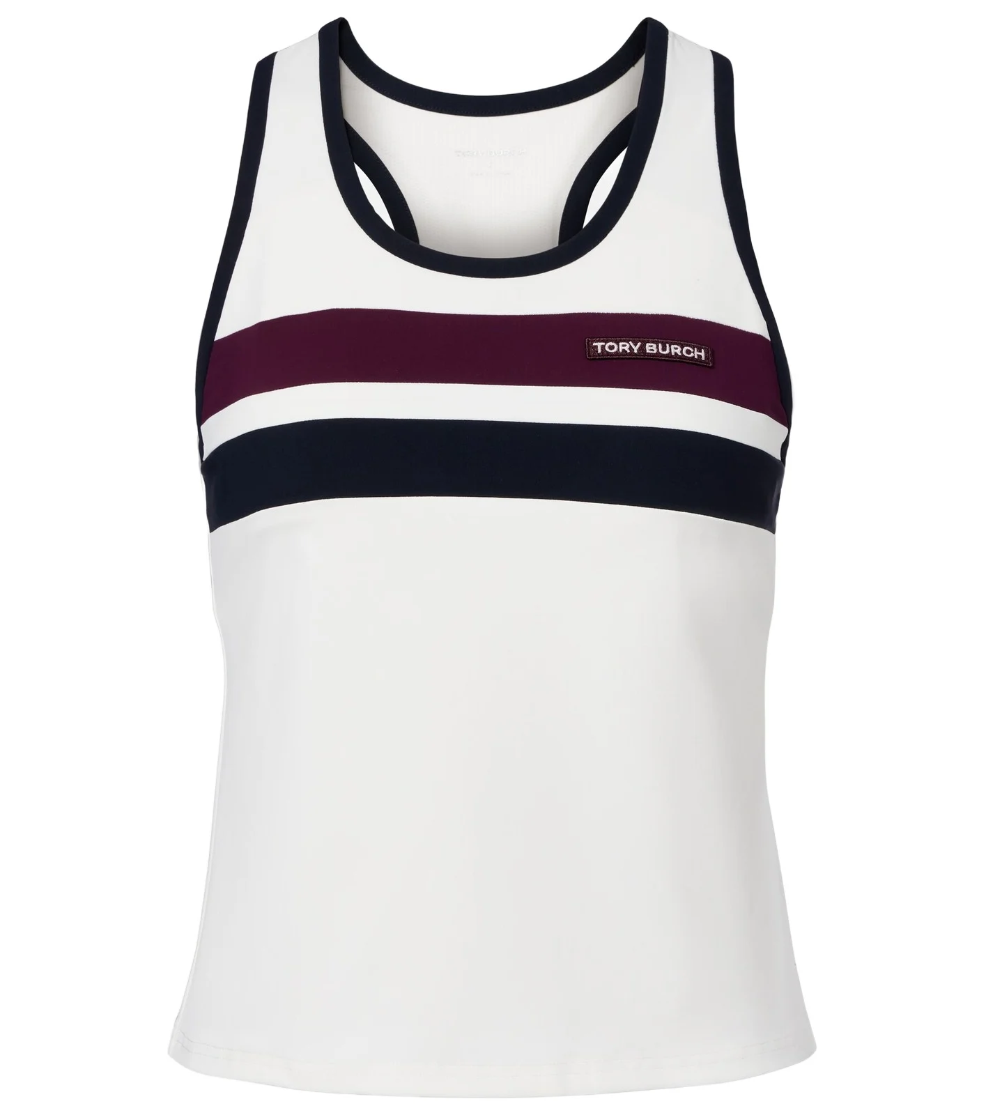 Tory Burch Striped jersey tank top