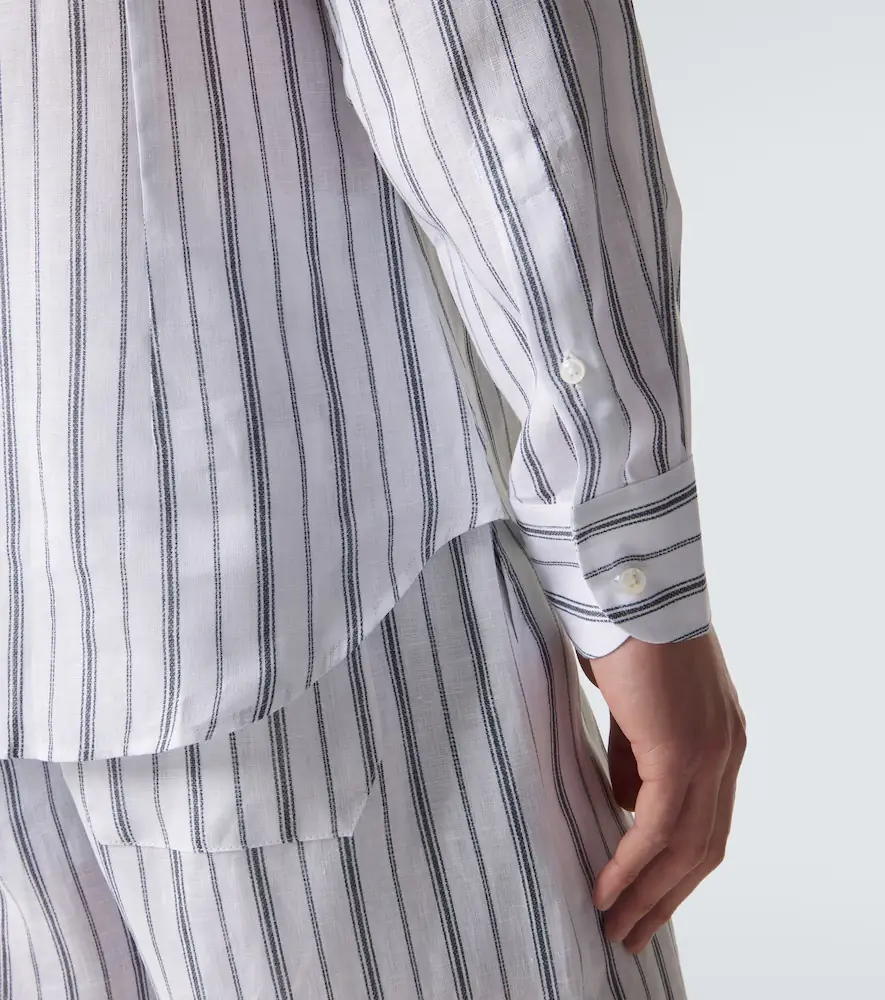 Fedeli Striped linen shirt | Thumbnail 2 Fedeli Striped linen shirt | Thumbnail 2