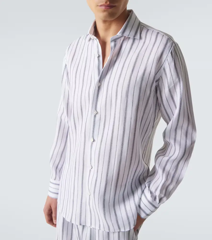 Fedeli Striped linen shirt | Thumbnail 3 Fedeli Striped linen shirt | Thumbnail 3