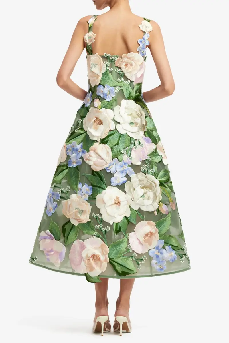 LEO LIN Beatrice Midi Dress | Thumbnail 6