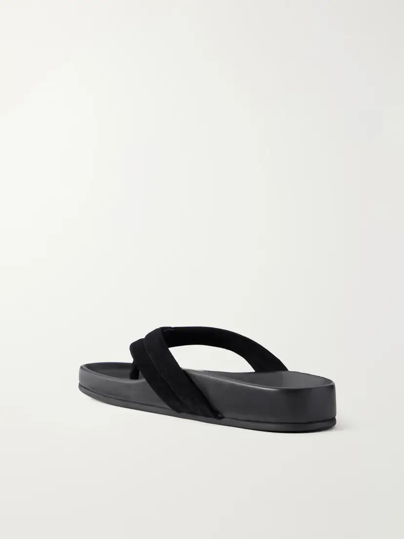St. Agni Suede Platform Thong Sandals | Thumbnail 3