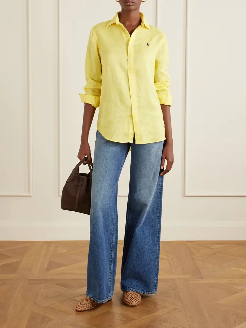 Polo Ralph Lauren Logo-embroidered Linen Shirt | Thumbnail 2 Polo Ralph Lauren Logo-embroidered Linen Shirt | Thumbnail 2