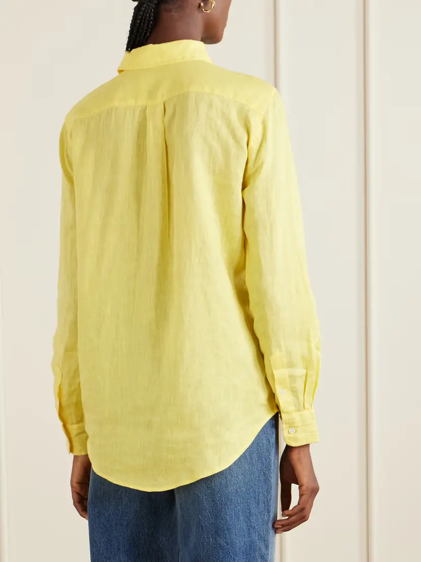 Polo Ralph Lauren Logo-embroidered Linen Shirt | Thumbnail 4 Polo Ralph Lauren Logo-embroidered Linen Shirt | Thumbnail 4