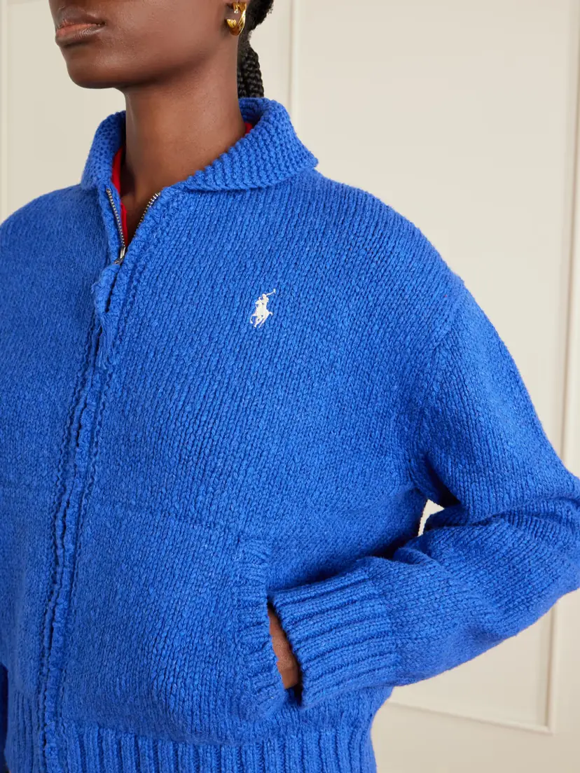 Polo Ralph Lauren Knitted Cotton Zip-up Cardigan | Thumbnail 4 Polo Ralph Lauren Knitted Cotton Zip-up Cardigan | Thumbnail 4