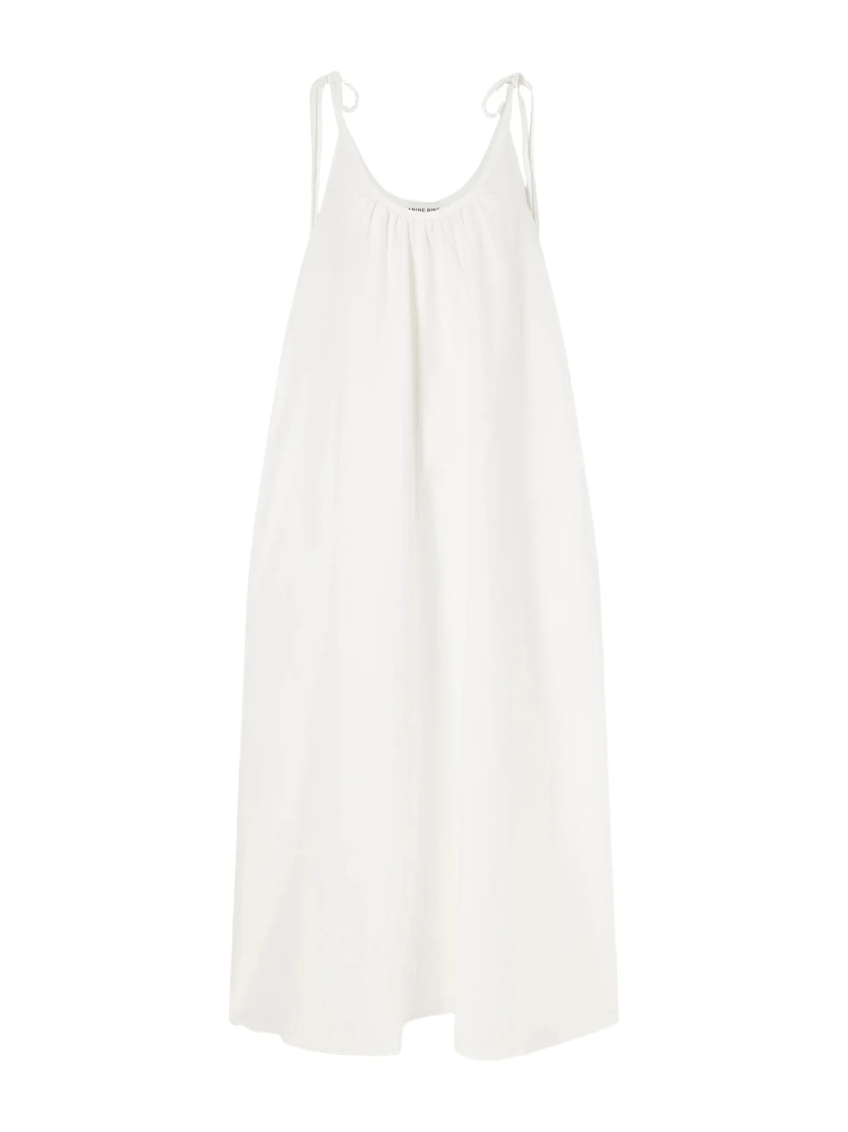 Flora Gathered Lyocell And Linen-blend Maxi Dress Flora Gathered Lyocell And Linen-blend Maxi Dress