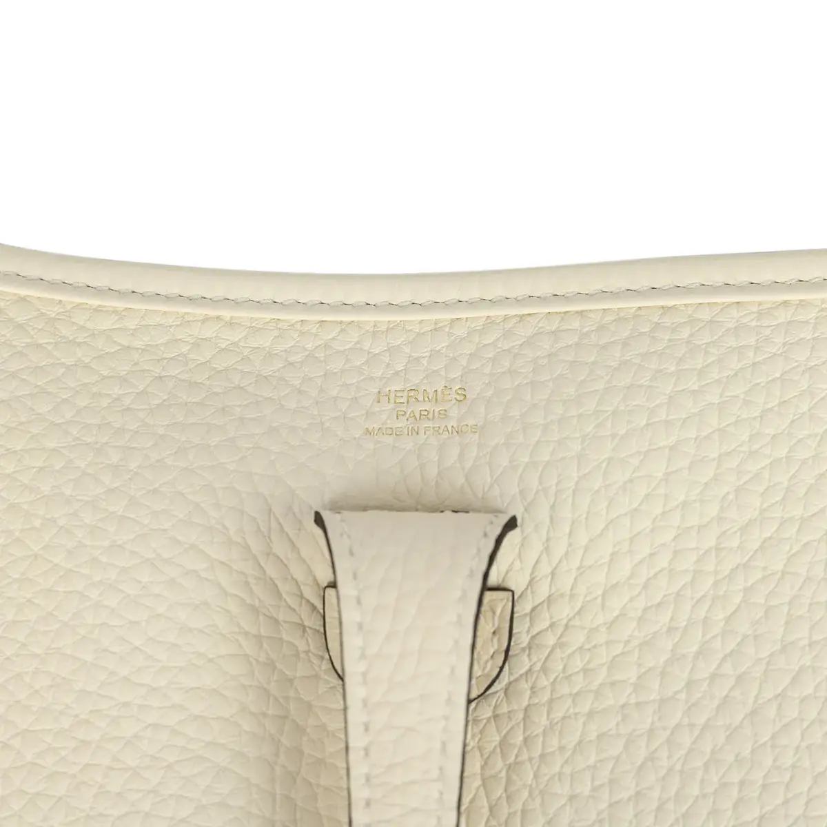 HERMÈS Hermes Evelyne 23 Cream Clemence Gold Hardware | Thumbnail 7 HERMÈS Hermes Evelyne 23 Cream Clemence Gold Hardware | Thumbnail 7