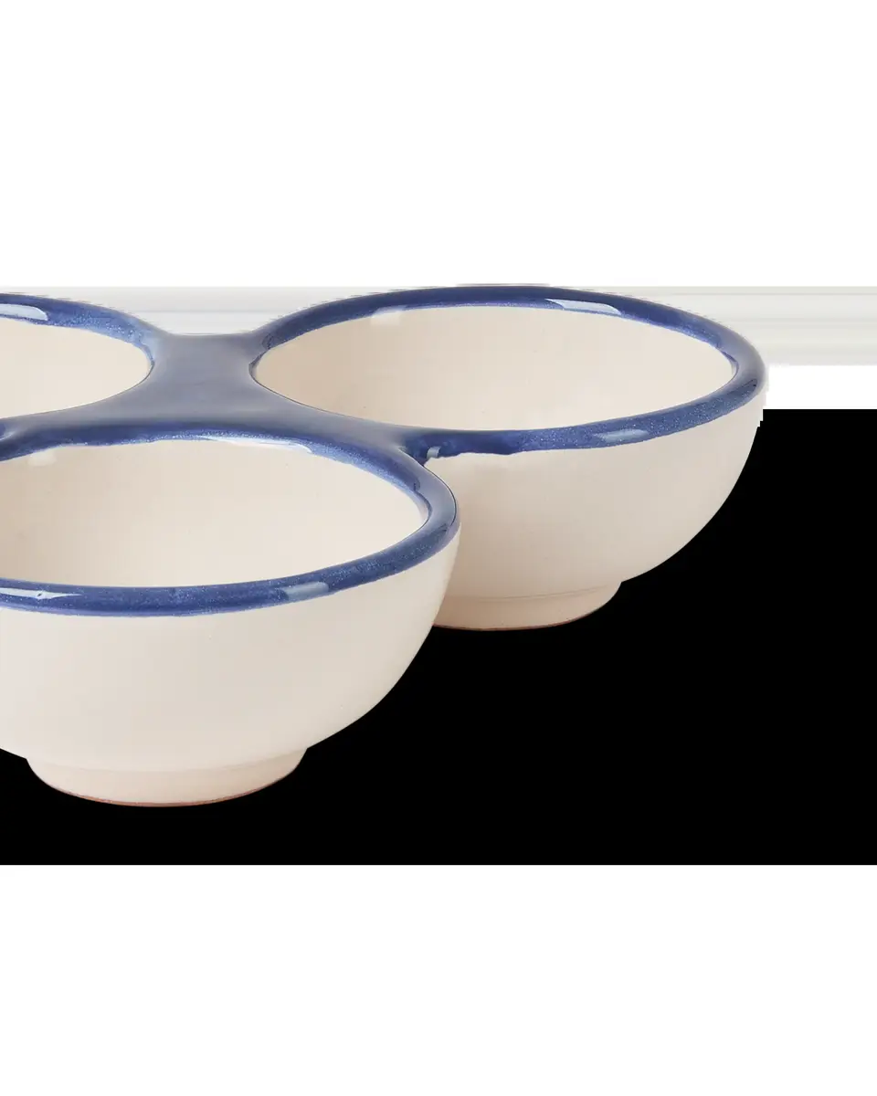 Emporio Sirenuse The Mare Triple Bowl | Thumbnail 2 Emporio Sirenuse The Mare Triple Bowl | Thumbnail 2