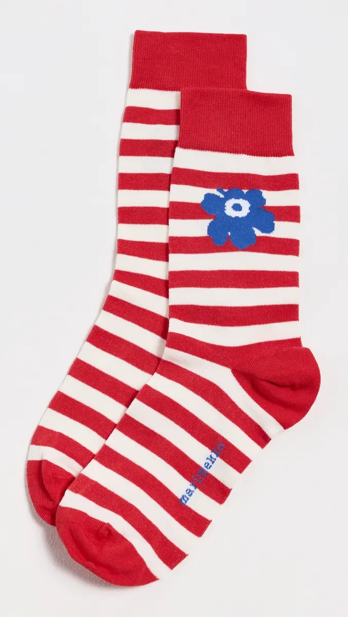 Marimekko Kasvaa Tasaraita Unikko One Socks | Thumbnail 2 Marimekko Kasvaa Tasaraita Unikko One Socks | Thumbnail 2