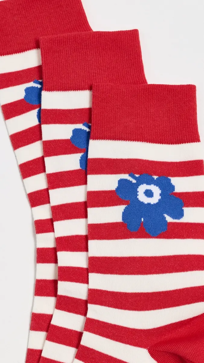 Marimekko Kasvaa Tasaraita Unikko One Socks | Thumbnail 3 Marimekko Kasvaa Tasaraita Unikko One Socks | Thumbnail 3