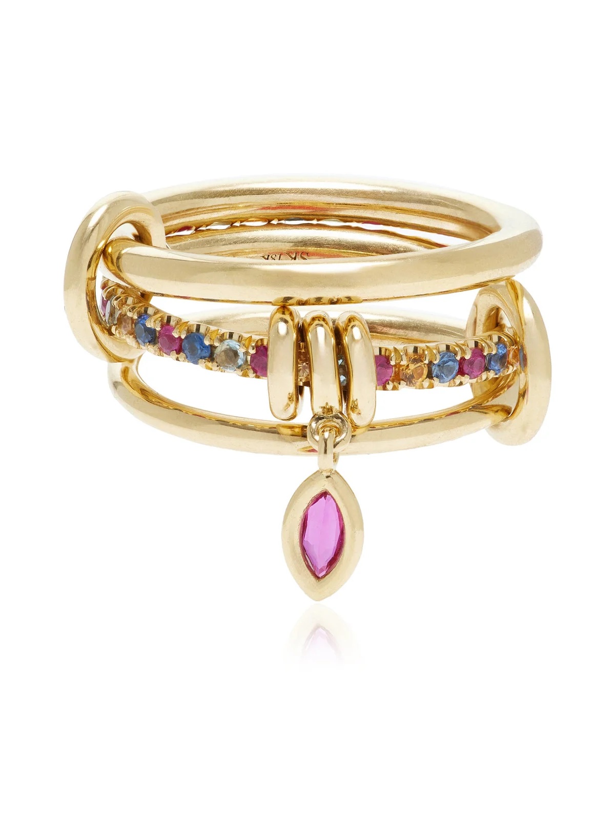 Spinelli Kilcollin Exclusive La Isla 18K Yellow Gold Piera Marquise Ring
