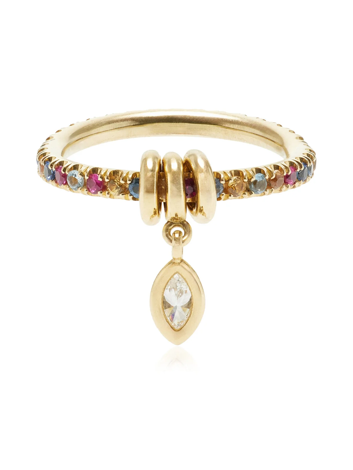 Spinelli Kilcollin Exclusive La Isla 18K Yellow Gold Pia Marquise Ring