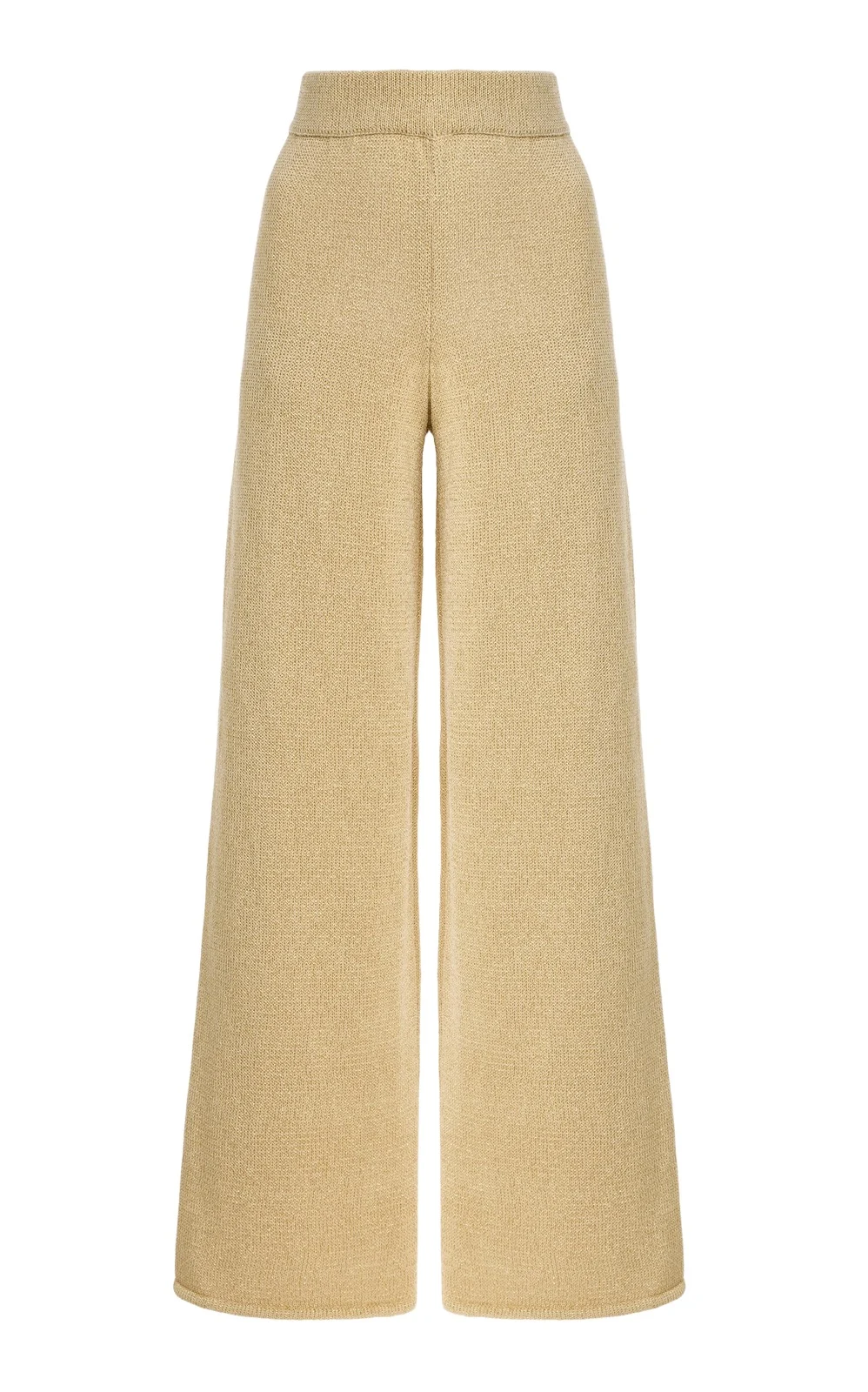 Zulu & Zephyr Exclusive La Isla Lurex Knit High-Waist Pants