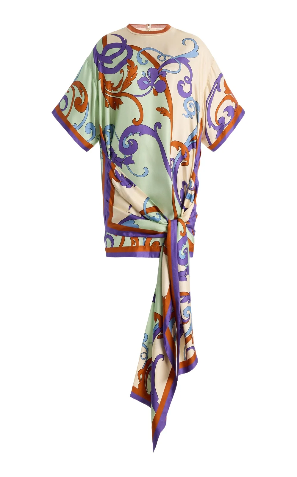 ALÉMAIS Exclusive La Isla Franco Silk Twill Mini Dress