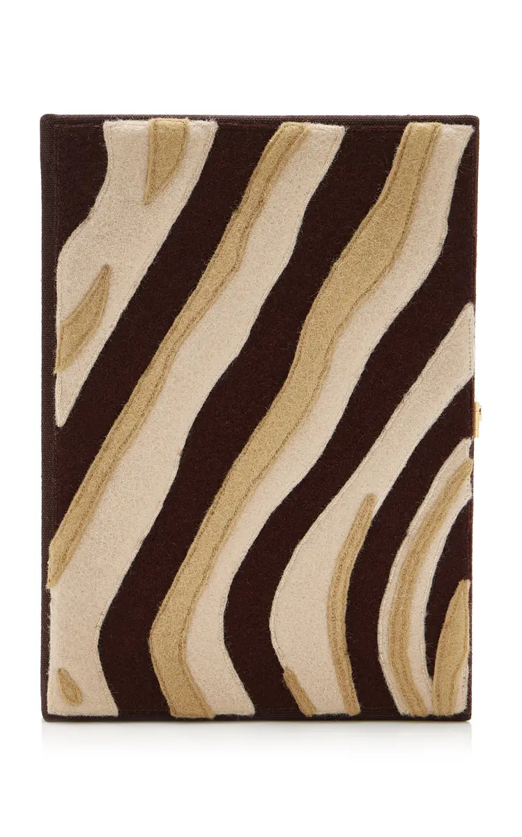Olympia Le-Tan Exclusive La Isla Tiger Print Book Clutch | Thumbnail 6