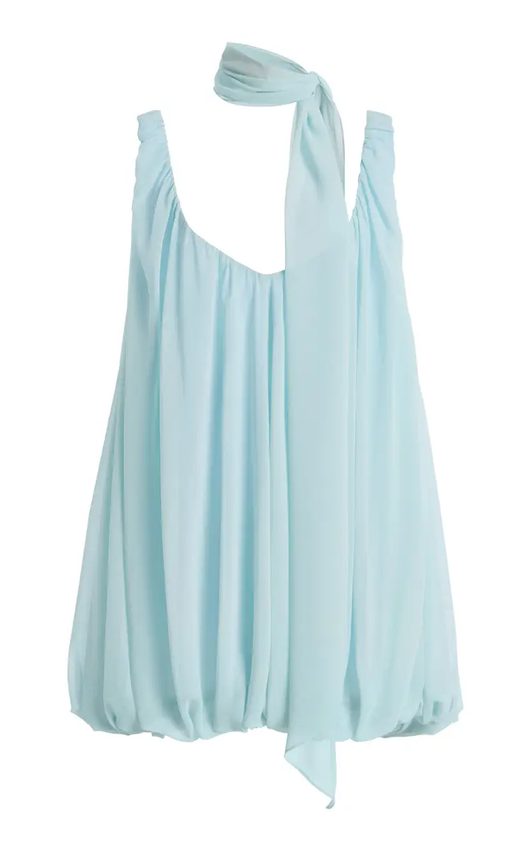 DE LA VALI Exclusive La Isla Isla Chiffon Mini Dress | Thumbnail 8