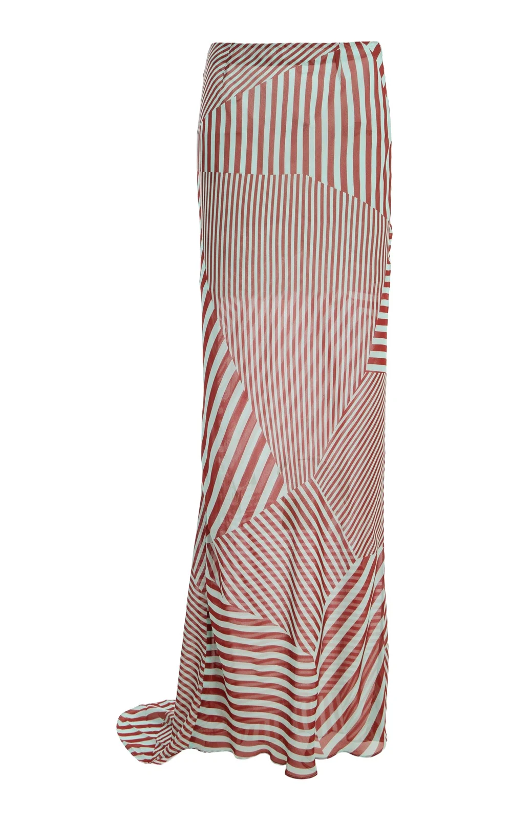 Exclusive La Isla Diosa Striped Chiffon Maxi Skirt Exclusive La Isla Diosa Striped Chiffon Maxi Skirt