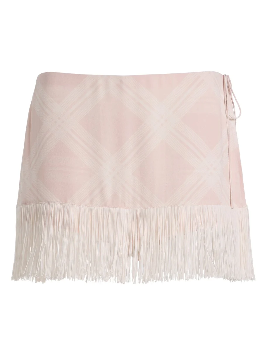Exclusive La Isla Lola Plaid Crepe Shorts Exclusive La Isla Lola Plaid Crepe Shorts