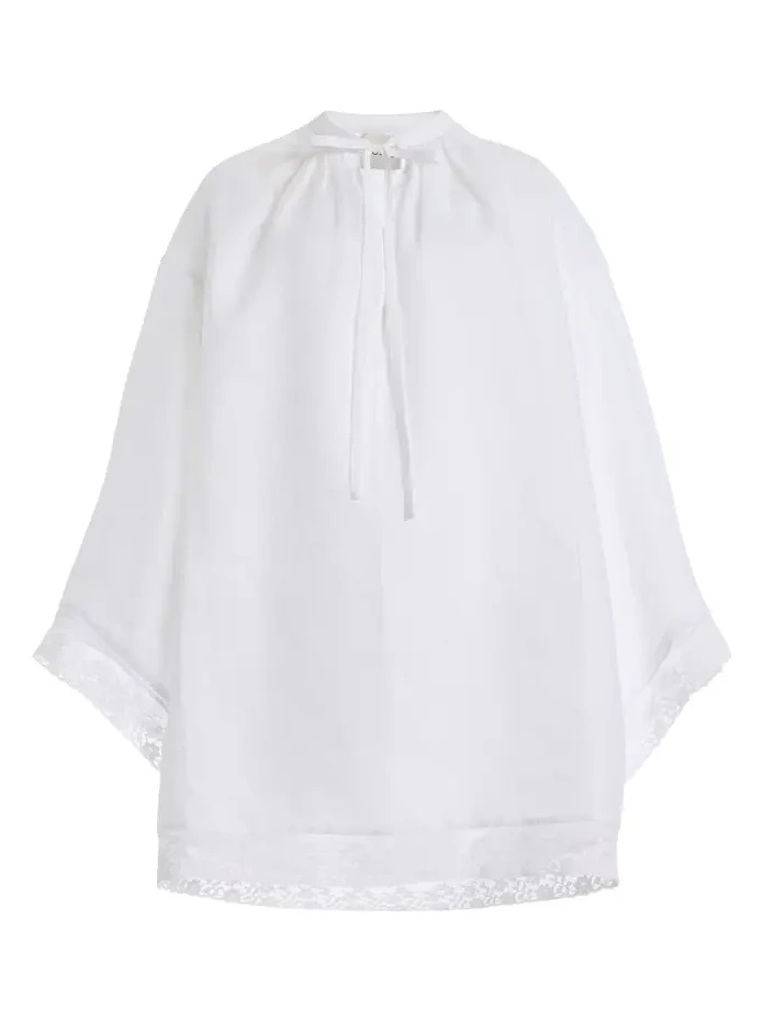 Posse Exclusive La Isla Veronica Linen Mini Kaftan