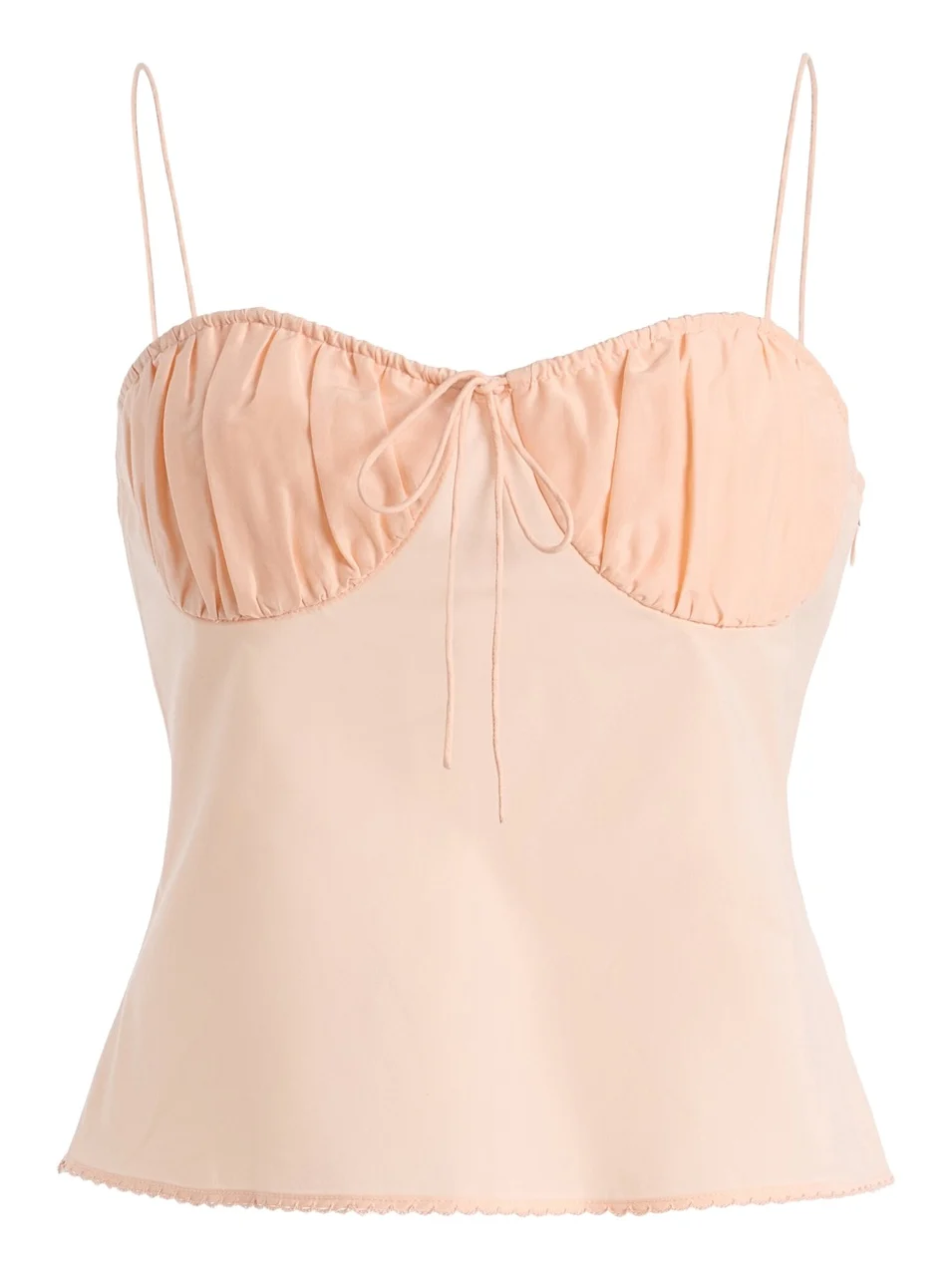 Posse Exclusive La Isla Willow Cotton-Silk Camisole Top