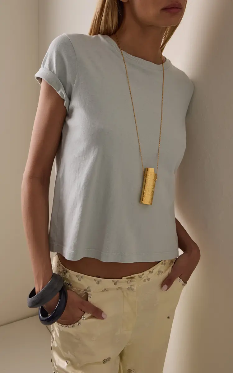 ben-amun Exclusive La Isla Long Gold Chain Lighter Case | Thumbnail 2 ben-amun Exclusive La Isla Long Gold Chain Lighter Case | Thumbnail 2