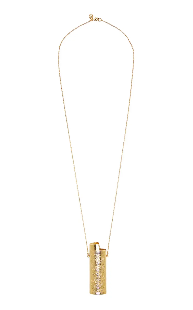 ben-amun Exclusive La Isla Long Gold Chain Lighter Case