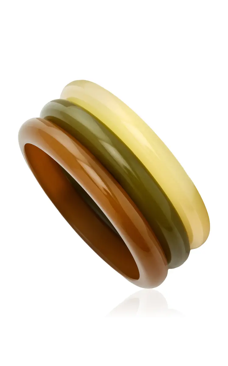 ben-amun Exclusive La Isla Set-Of-Three Resin Bangles | Thumbnail 3 ben-amun Exclusive La Isla Set-Of-Three Resin Bangles | Thumbnail 3
