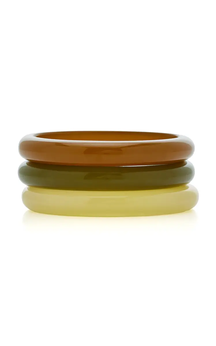 ben-amun Exclusive La Isla Set-Of-Three Resin Bangles | Thumbnail 4 ben-amun Exclusive La Isla Set-Of-Three Resin Bangles | Thumbnail 4