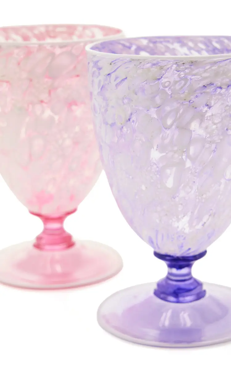 Moda Domus Exclusive La Isla Set-of-Two Murano Glass Goblets | Thumbnail 4