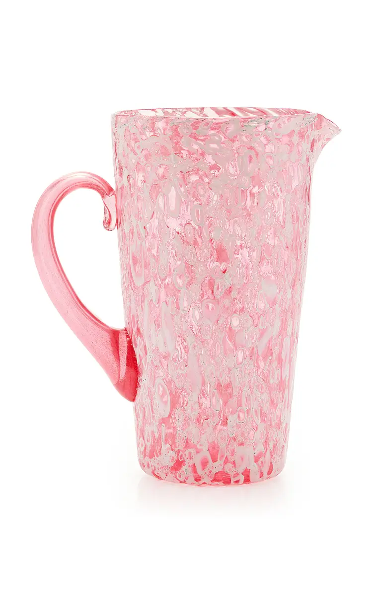 Moda Domus Exclusive La Isla Murano Glass Carafe - Pink | Image 1 Moda Domus Exclusive La Isla Murano Glass Carafe - Pink | Image 1