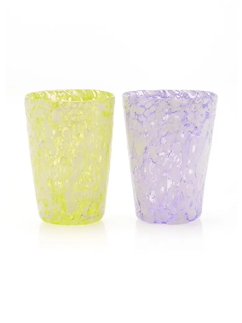Moda Domus Exclusive La Isla Set-of-Two Murano Glass Tumblers