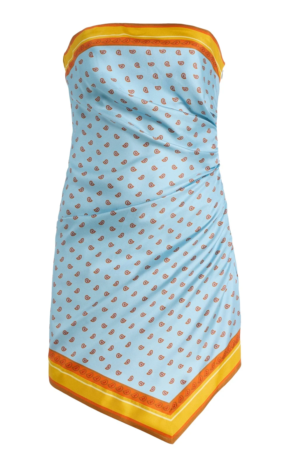 Christopher Esber Exclusive La Isla Bandana-Print Silk-Twill Scarf Mini Dress