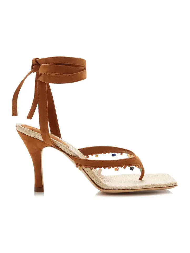 Exclusive La Isla Beach Quartz Raffia Sandals Exclusive La Isla Beach Quartz Raffia Sandals