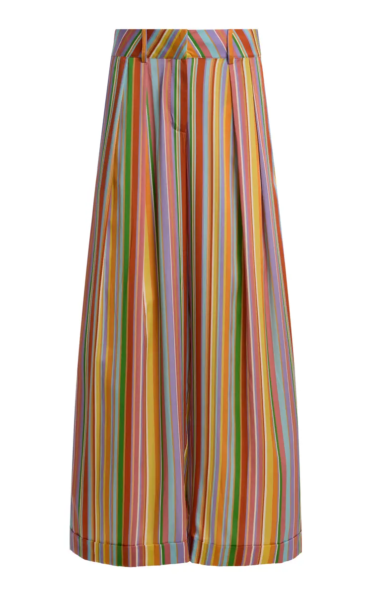FRANÇOISE Exclusive La Isla Mila Silk Satin Pants | Thumbnail 31