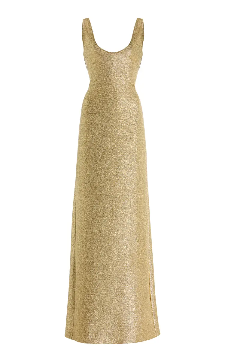 FRANÇOISE Exclusive La Isla Nina Metallic Jersey Maxi Dress | Thumbnail 3 FRANÇOISE Exclusive La Isla Nina Metallic Jersey Maxi Dress | Thumbnail 3
