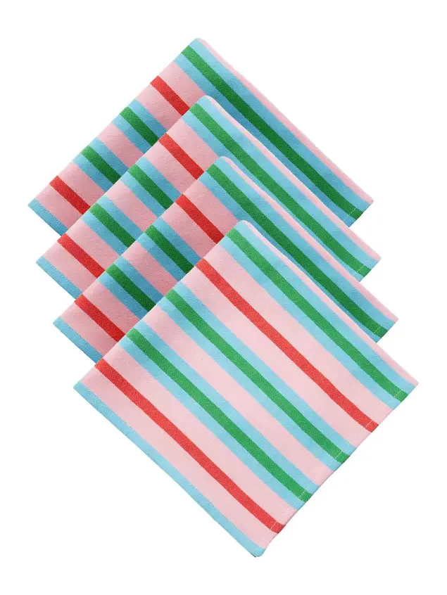 Marrakshi Life Exclusive La Isla Set-of-Four Cotton Napkins