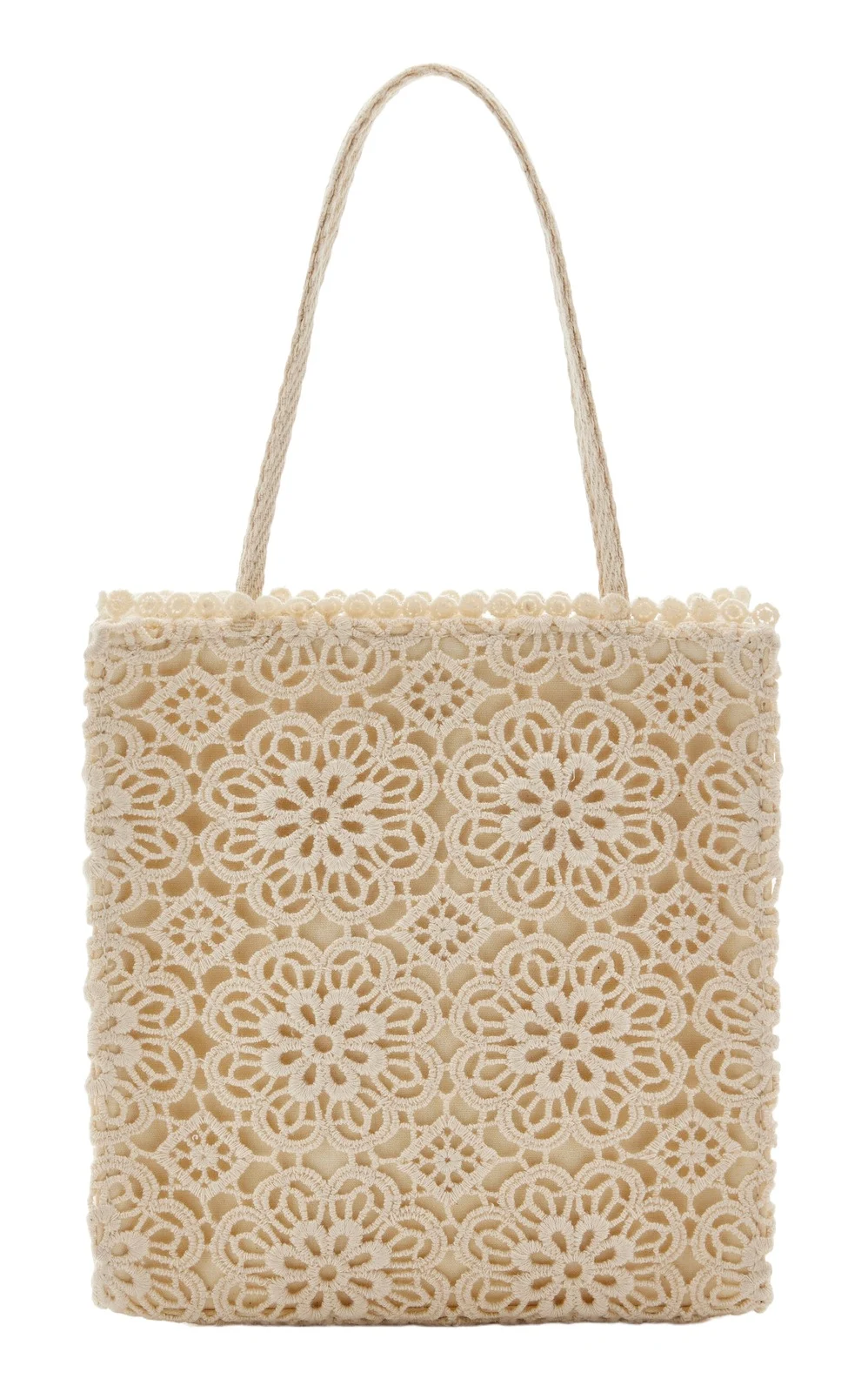 Exclusive La Isla Milo Small Crocheted Tote Bag Exclusive La Isla Milo Small Crocheted Tote Bag
