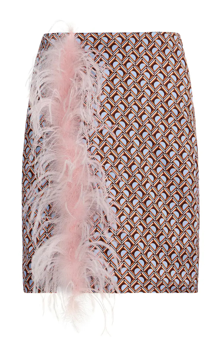 DES_PHEMMES Exclusive La Isla Slit Suit Skirt | Thumbnail 4