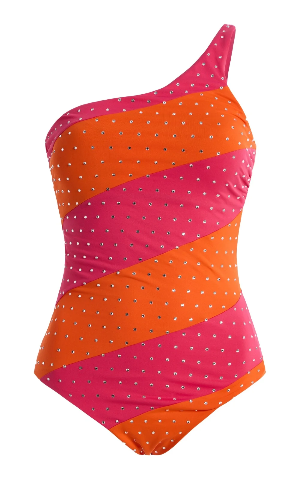 DES_PHEMMES Exclusive La Isla One-Shoulder Swimsuit
