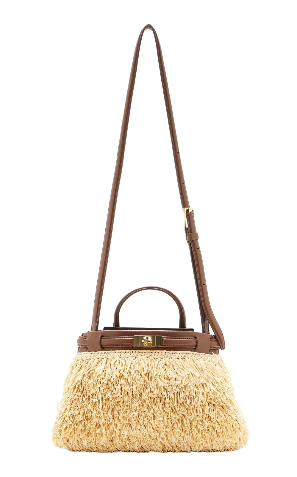 JANESSA LEONE Exclusive La Isla Mini Leoné Raffia Bag