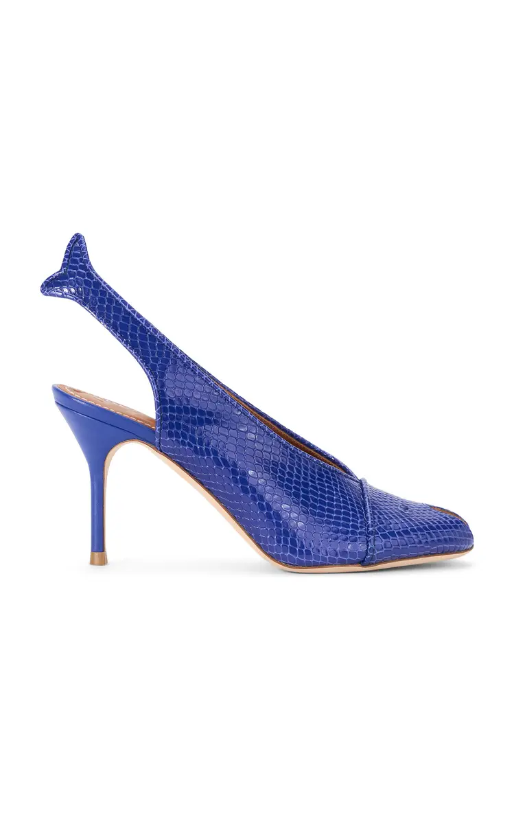 Staud Cleo Fish Leather Heels | Image 1 Staud Cleo Fish Leather Heels | Image 1