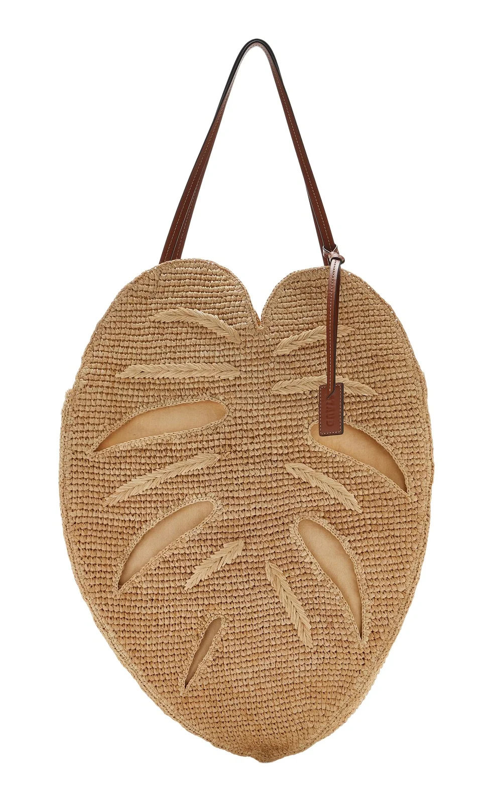 Staud Large Palm Raffia Bag
