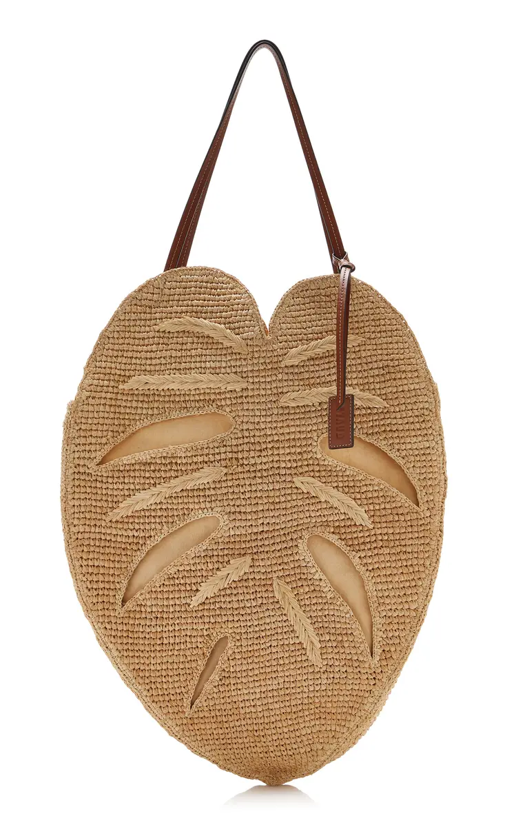 Staud Large Palm Raffia Bag | Image 1 Staud Large Palm Raffia Bag | Image 1