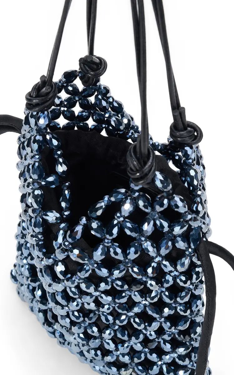 Staud Kelly Beaded Leather Bag | Thumbnail 3 Staud Kelly Beaded Leather Bag | Thumbnail 3