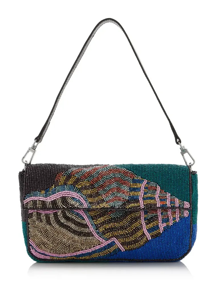 Timmy Convertible Beaded Shoulder Bag